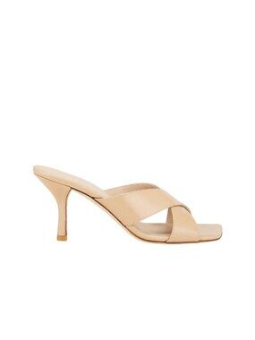 Stuart Weitzman Dayna Slides 75 in Adobe 7 with Box Womens High Heels
